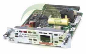 Cisco 1-Port ISDN BRI U High-Speed WAN Interface Card - ISDN terminal adapt HWIC-1B-U= Cisco 1-Port ISDN BRI U High-Speed WAN Interface Card &#8211; ISDN terminal adapt HWIC-1B-U= HWIC 1B U