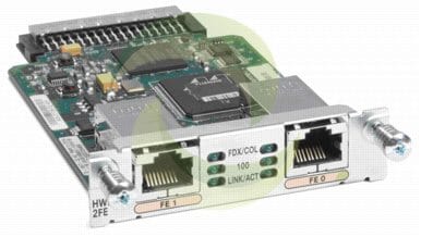 Cisco 2-Port Fast Ethernet Layer 3 HWIC-2FE= Cisco 2-Port Fast Ethernet Layer 3 HWIC-2FE= HWIC 2FE