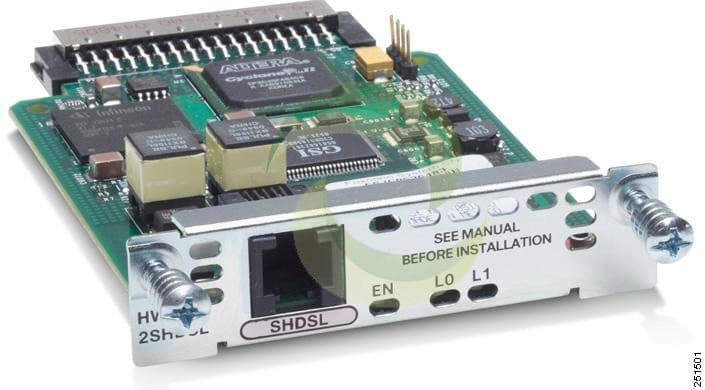 Cisco G.SHDSL High Speed WAN interface Card - DSL modem HWIC-4SHDSL-E= Cisco G.SHDSL High Speed WAN interface Card &#8211; DSL modem HWIC-4SHDSL-E= HWIC 4SHDSL E