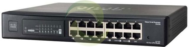 Cisco RV016 16-port 10/100 VPN Router - Multi WAN RV016 Cisco RV016 16-port 10/100 VPN Router &#8211; Multi WAN RV016 RV016