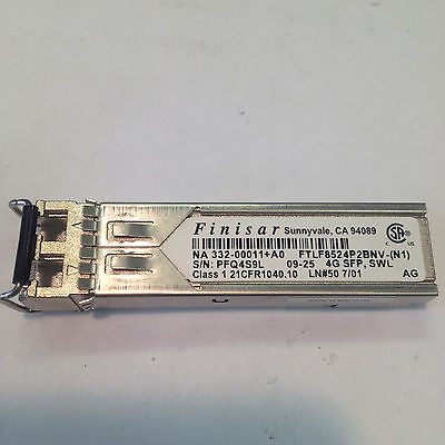 Refurbished NetApp 332-00011+A0 Finisar FTLF8524P2BNV 4Gb SFP FC Fiber Channel Transceiver Refurbished NetApp 332-00011+A0 Finisar FTLF8524P2BNV 4Gb SFP FC Fiber Channel Transceiver 1413701950 1