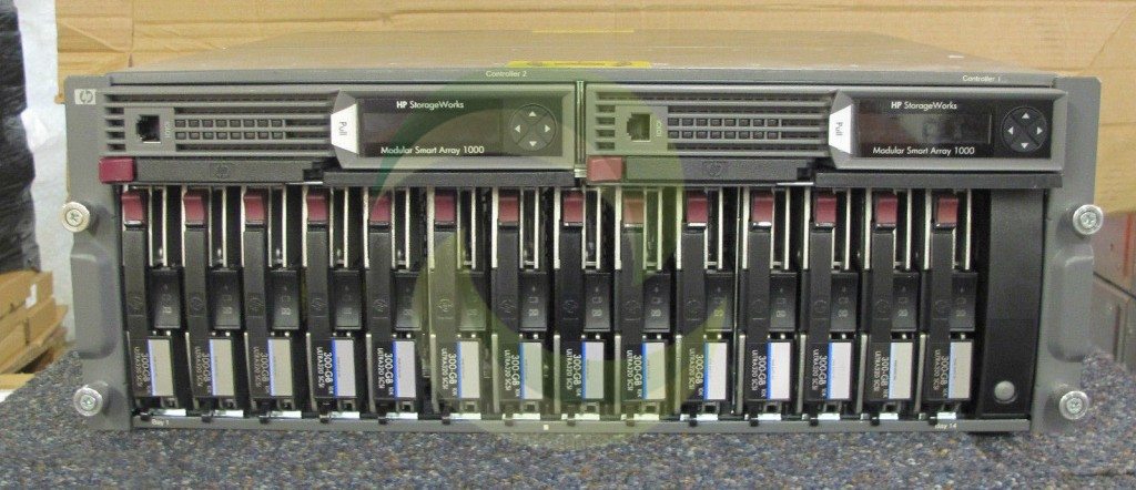 Refurbished MSA1000 HP StorageWorks 1000 Modular Smart 14-Bay Array Series MSA1000 P/N:70-40491-03 361027130901 1024x442