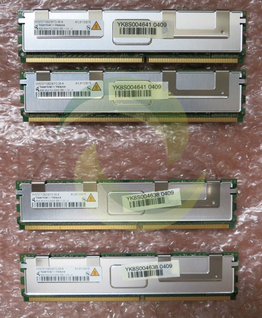 Refurbished PC2-5300F HP ProLiant 32GB (4 x 8GB DIMMS) PC2-5300F ECC Memory RAM DL360 G5 DL380 G5 400565681692 844x1024