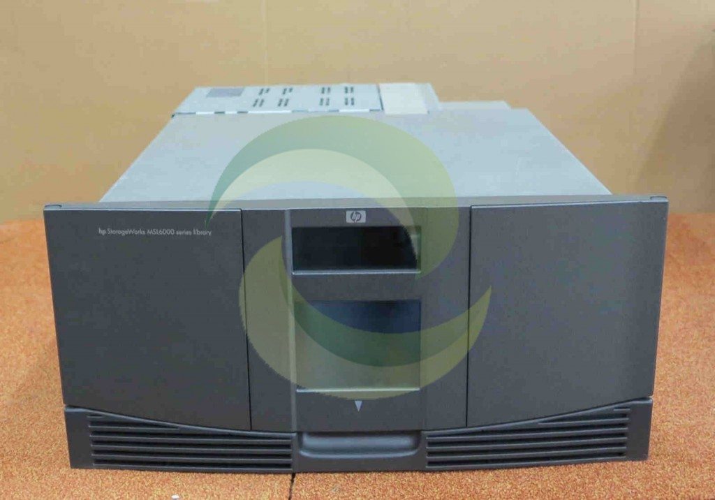 Refurbished MSL6030 HP StorageWorks MSL6030 AD607B Tape Library Autoloader 2x Ultrium 960 LTO3 Drive 400713853468 1024x716