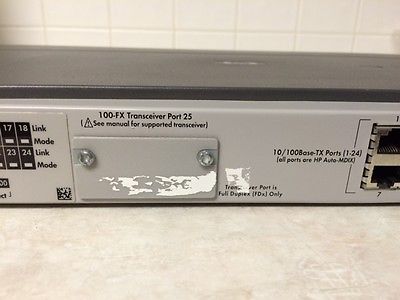 Refurbished HP ProCurve Switch 2124, J4868A, 24 Port, 10/100 - Pricing & specs Refurbished HP ProCurve Switch 2124, J4868A, 24 Port, 10/100 – Pricing & specs 1420178740 1
