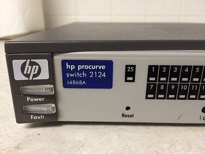 Refurbished HP ProCurve Switch 2124, J4868A, 24 Port, 10/100 - Pricing & specs Refurbished HP ProCurve Switch 2124, J4868A, 24 Port, 10/100 &#8211; Pricing &#038; specs 1420178741 1