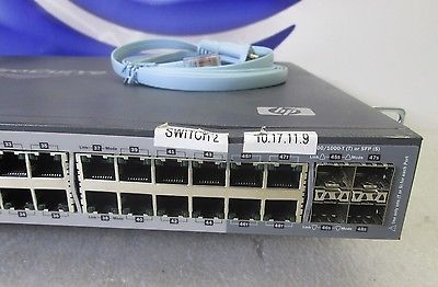 Refurbished HP ProCurve J9280A 2510G-48 Layer 2 switch 48x 1000Base-T 4x SFP uplinks - Pricing & specs Refurbished HP ProCurve J9280A 2510G-48 Layer 2 switch 48x 1000Base-T 4x SFP uplinks – Pricing & specs 1420186347 1