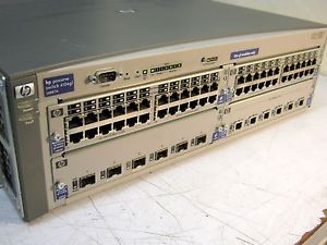 Refurbished HP ProCurve 4104gl J4887A Ethernet Switch w/ J4862B (x2) J4893A (x1) J4863A (x1) - Pricing & specs Refurbished HP ProCurve 4104gl J4887A Ethernet Switch w/ J4862B (x2) J4893A (x1) J4863A (x1) – Pricing & specs 1420196060 35