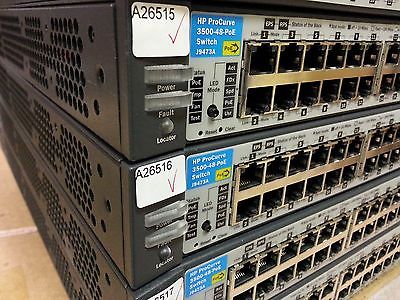Refurbished J9473A HP ProCurve 3500-48-PoE L3 Managed Ethernet Switch 48 PoE 4 MiniGBIC Port - Pricing & specs Refurbished J9473A HP ProCurve 3500-48-PoE L3 Managed Ethernet Switch 48 PoE 4 MiniGBIC Port – Pricing & specs 1420404826 1