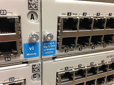 Refurbished HP 4208vl Procurve Gigabit Switch J8773A with (1) J9033A and (7) J8768A modules - Pricing & specs Refurbished HP 4208vl Procurve Gigabit Switch J8773A with (1) J9033A and (7) J8768A modules – Pricing & specs 1420501165 1
