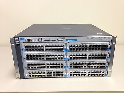 Refurbished HP 4208vl Procurve Gigabit Switch J8773A with (1) J9033A and (7) J8768A modules - Pricing & specs Refurbished HP 4208vl Procurve Gigabit Switch J8773A with (1) J9033A and (7) J8768A modules – Pricing & specs 1420501167 1