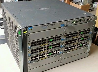 Refurbished HP ProCurve J8698A Switch Managed Chassis 6x J8702a J8726a Module 2x J8712a PSU - Pricing & specs Refurbished HP ProCurve J8698A Switch Managed Chassis 6x J8702a J8726a Module 2x J8712a PSU – Pricing & specs 1420612852 1