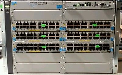 Refurbished HP ProCurve J8698A Switch Managed Chassis 6x J8702a J8726a Module 2x J8712a PSU - Pricing & specs Refurbished HP ProCurve J8698A Switch Managed Chassis 6x J8702a J8726a Module 2x J8712a PSU – Pricing & specs 1420612855 1