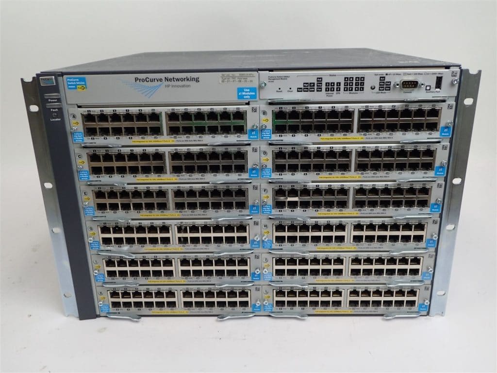 Refurbished HP Procurve 5412ZL J8698A 288 Port Gigabit POE Switch (12) J8702A (4) 8713A - Pricing & specs Refurbished HP Procurve 5412ZL J8698A 288 Port Gigabit POE Switch (12) J8702A (4) 8713A &#8211; Pricing &#038; specs 1477903464 89 s l1600 1024x768