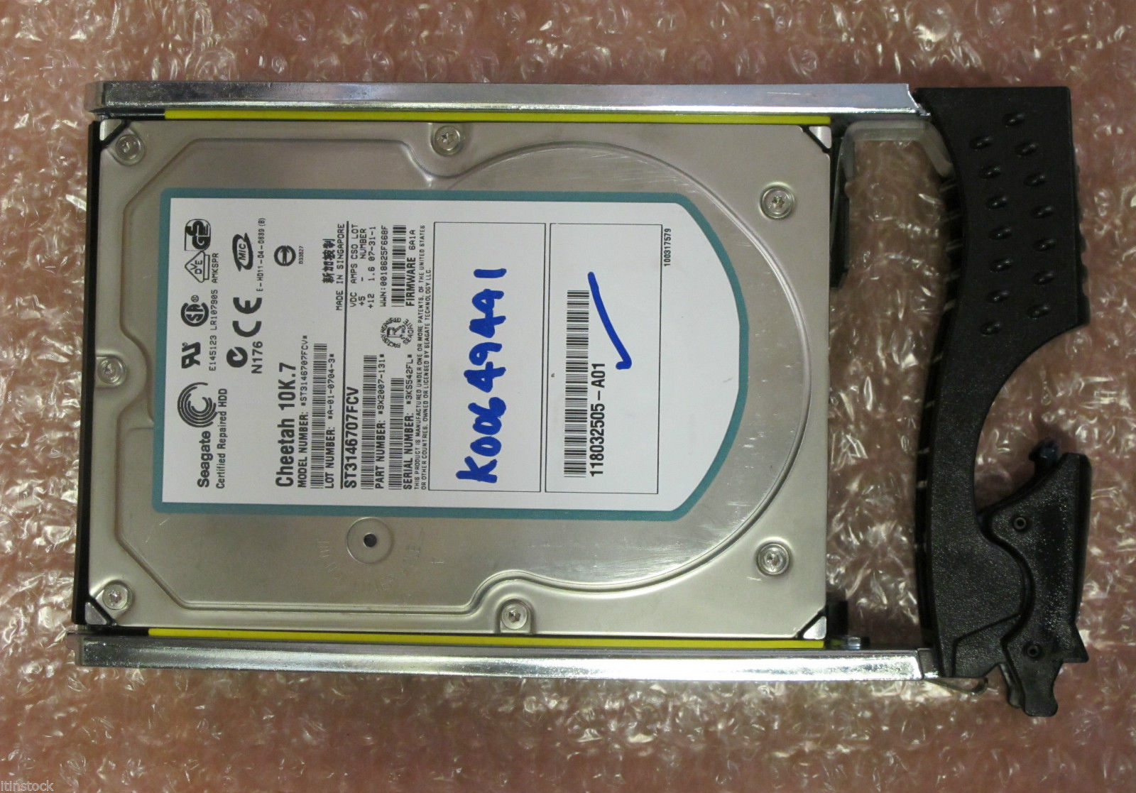 Dell EMC CX-2G10-146 146Gb 10K FC Fibre channel Hot plug Hard disk Drive 005048581 Dell EMC CX-2G10-146 146Gb 10K FC Fibre channel Hot plug Hard disk Drive 005048581 1496569868 964 s l1600