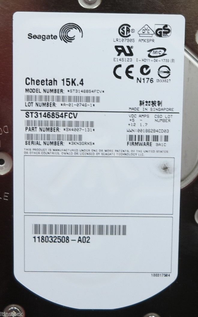 Dell EMC 146gb 15K 2Gbps FC Fibre Channel Drive 005048584 Fibre Channel Hot plug HDD Dell EMC 146gb 15K 2Gbps FC Fibre Channel Drive 005048584 Fibre Channel Hot plug HDD 1496600342 163 s l1600