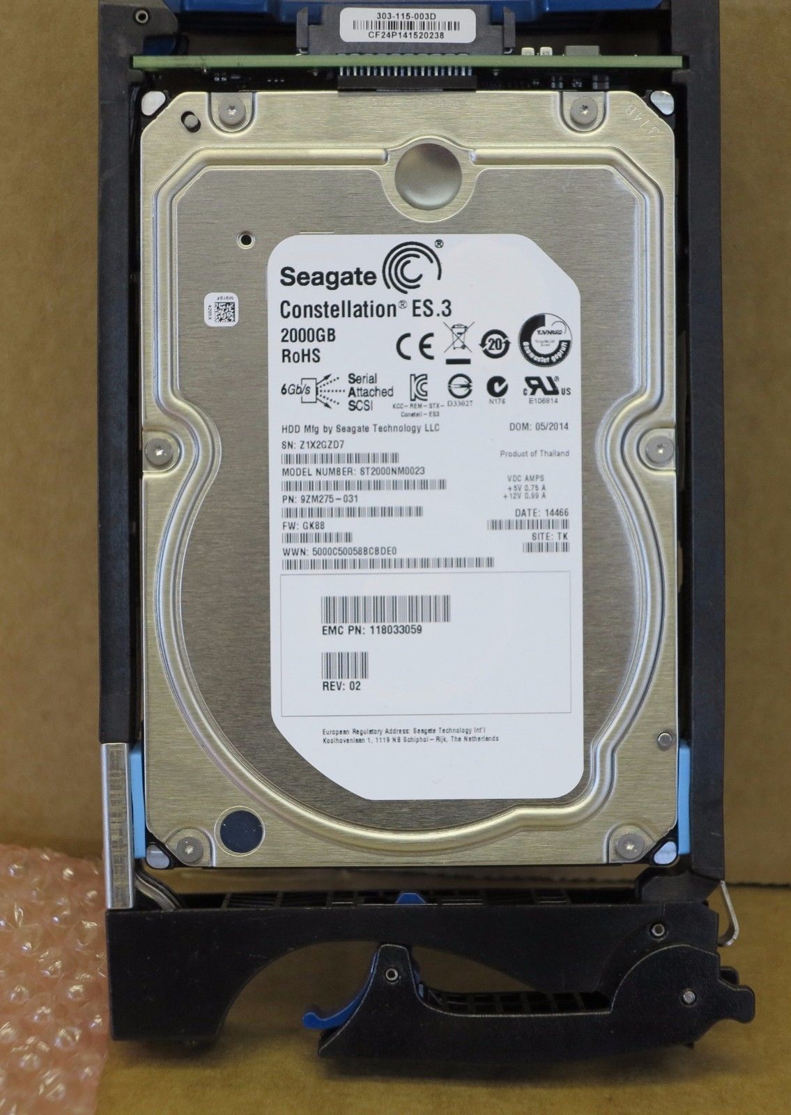 Dell EMC 2TB 6G 7.2K 3.5 SAS HDD 005050140 V4-VS07-020 For EMC VNX 5100 5300 Series Dell EMC 2TB 6G 7.2K 3.5 SAS HDD 005050140 V4-VS07-020 For EMC VNX 5100 5300 Series 1499880965 878 s l1600